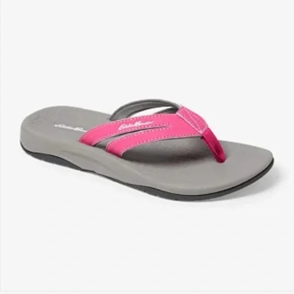 Eddie Bauer Pink Sandals Break Point Flip Flops 7 8 9 10 NWT - Picture 2 of 15